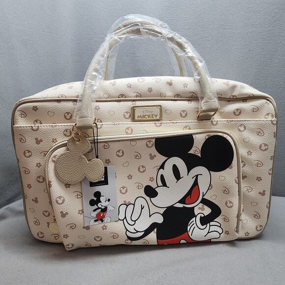 PRIMARK Disney Mickey Mouse Weekender Overnight Travel Bag - New With Tag - Picture 1 of 14